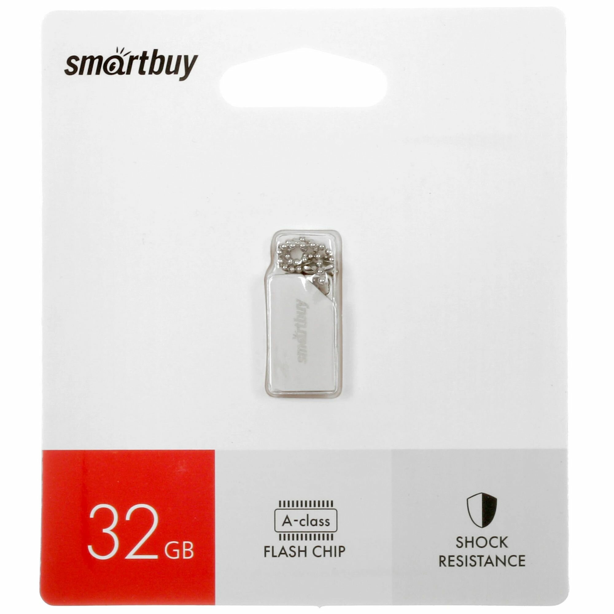 Память USB Flash 32 ГБ SMARTBUY MU30 (SB032GBMU30) - USB2.0, USB Type-A, чтение до - 20 МБ/с, запись до - 10 МБ/с