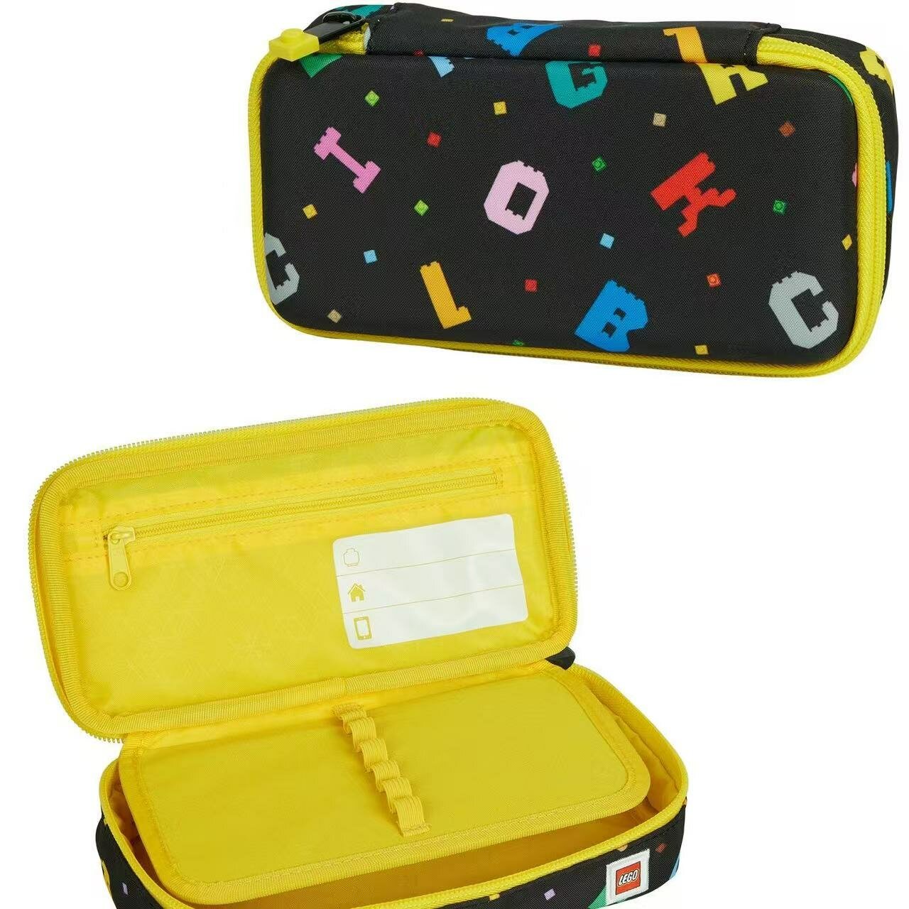 Пенал LEGO Stationery Box Black Expression, с замком, для дошкольников, школьников