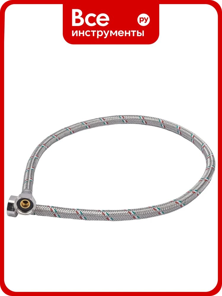 Подводка гибкая ВВ (1/2"; 80 см; DN 8; оплётка из нерж. стали) Uni-Fitt 500S2008