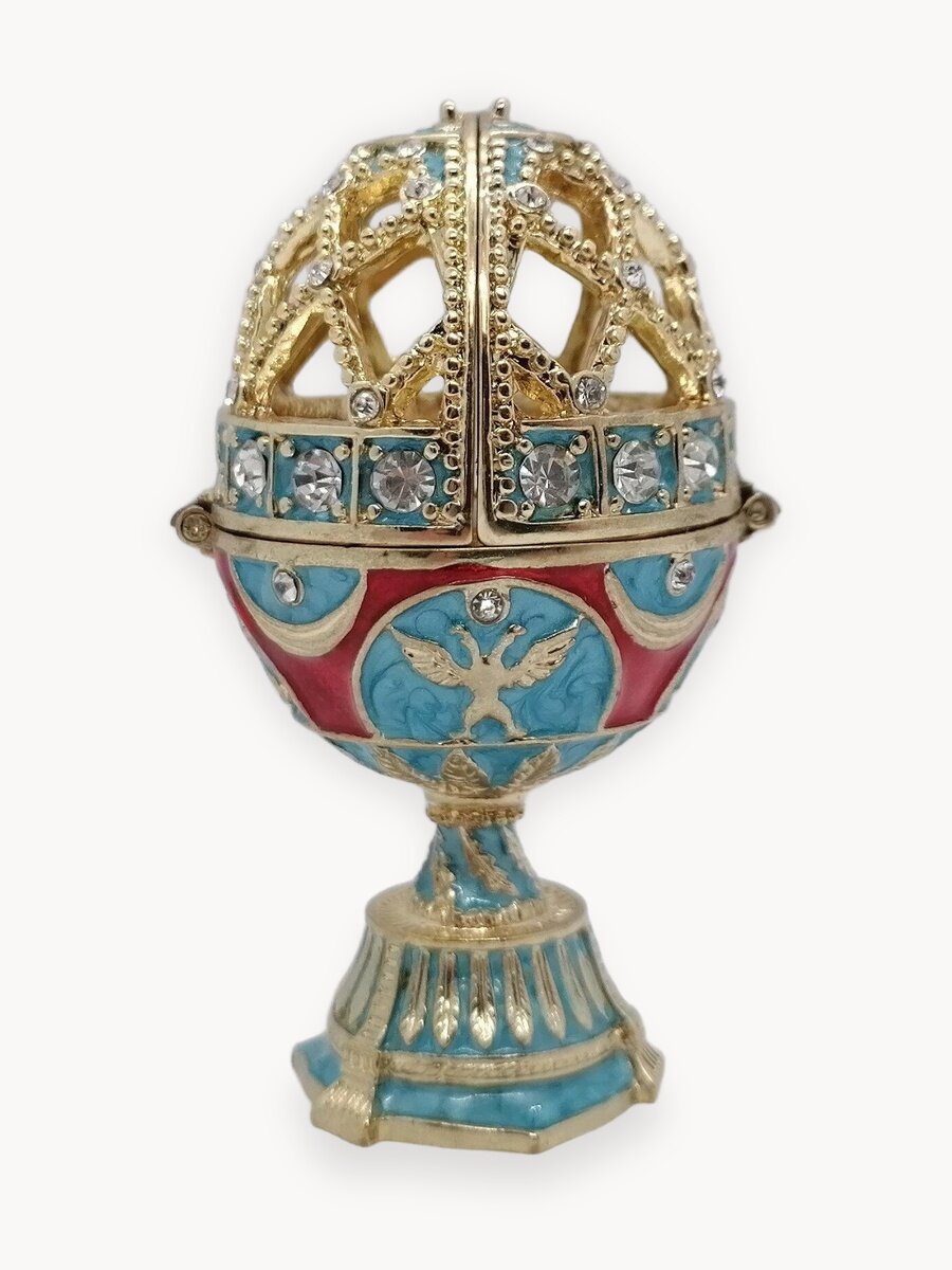 Яйцо Фаберже сетка с часами, 1038