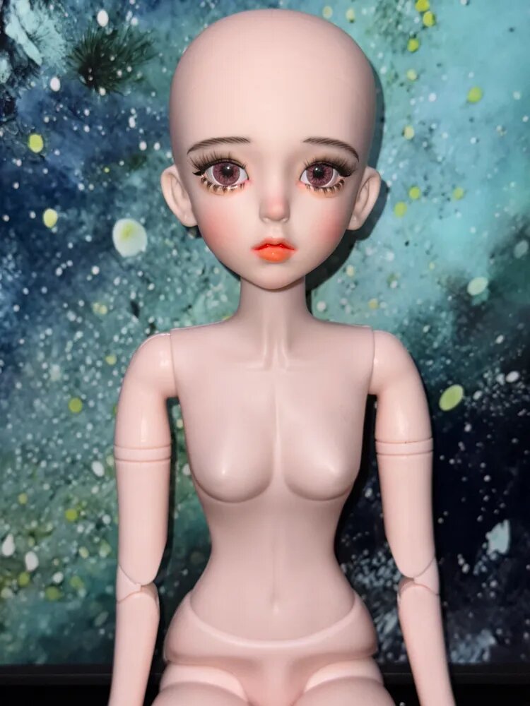 Макияж вручную 1/3 BJD кукла (60 см) шарнирная с подвижными суставами, со сменным париком, Подарок для девушки