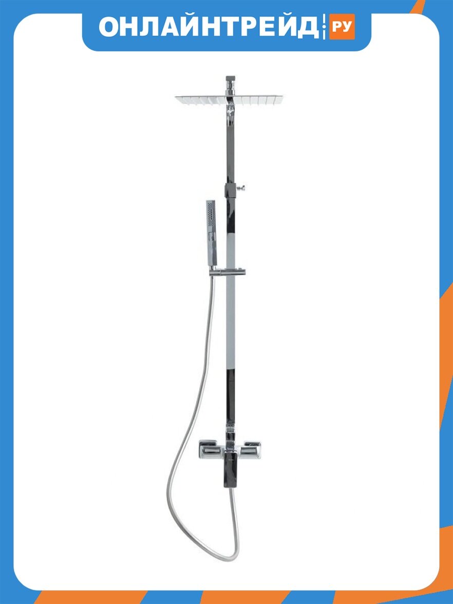 Душевая система Allen Brau Верх душ Slim 300мм. Kerox, 5.21012-00 INFINITY хром (265457)