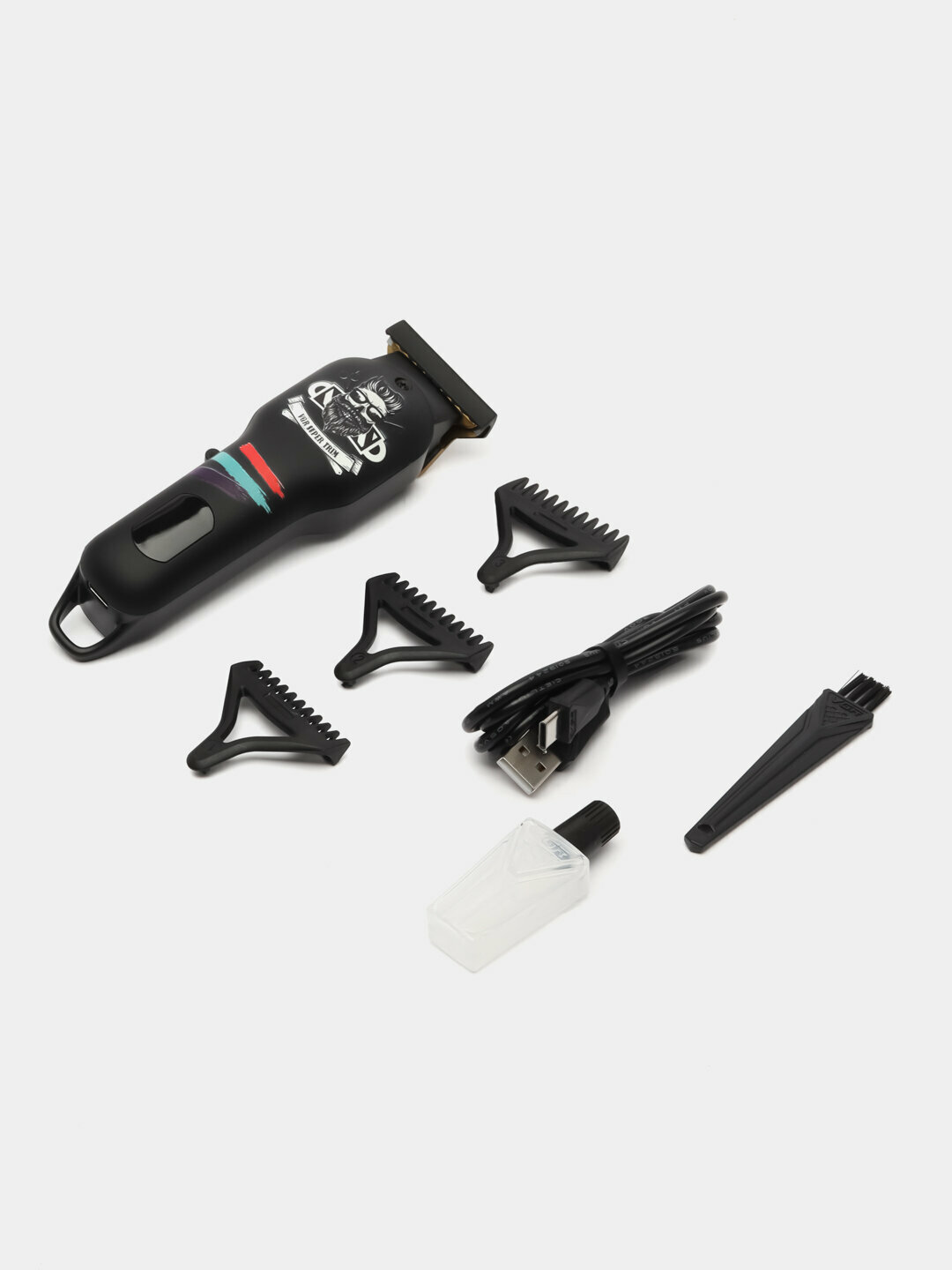 Профессиональный беспроводной триммер, для стрижки бороды, волос VGR — фото 1