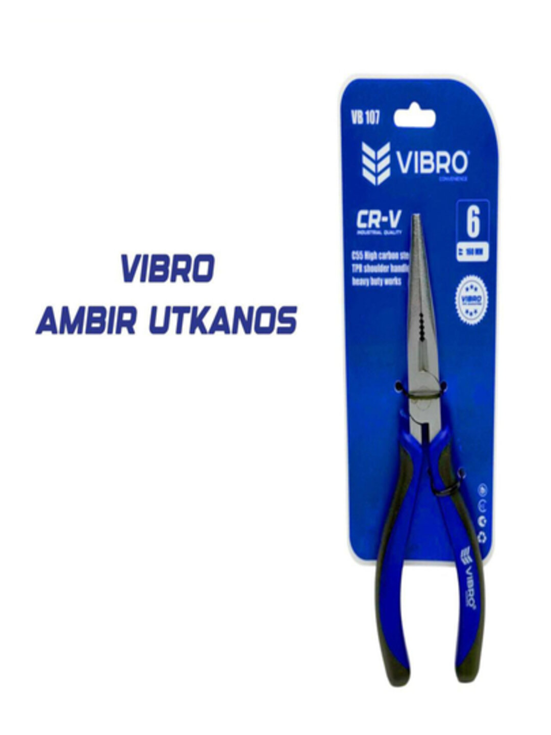 Vibro Стандартный плоскогубцы утканос 6, Vibro Стандартные плоскогубцы-утконосы 6″ — фото 1