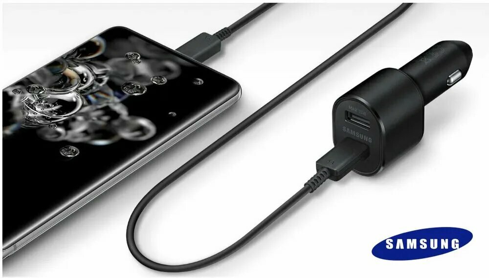 Зарядное устройство ORG, Samsung Super Fast, Dual, 45W + 15W, black — фото 1