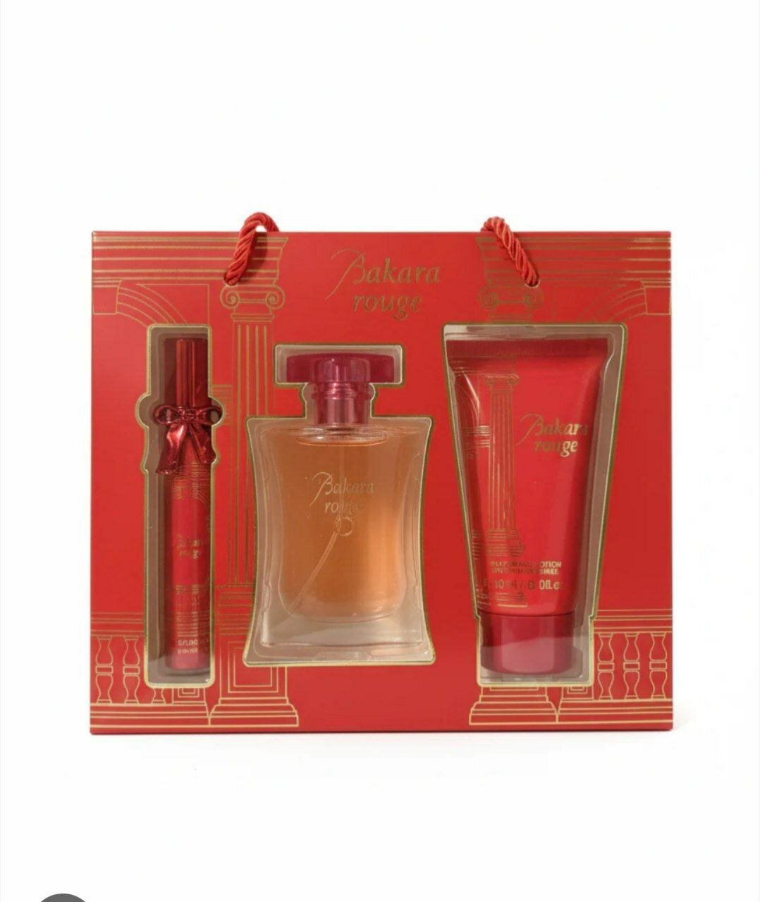 Подарочный набор Bukarra Rouge ( 2 Парфюмерной Воды 7.5ml. и 50ml. | Лосьон для тела 90ml.) 3in1