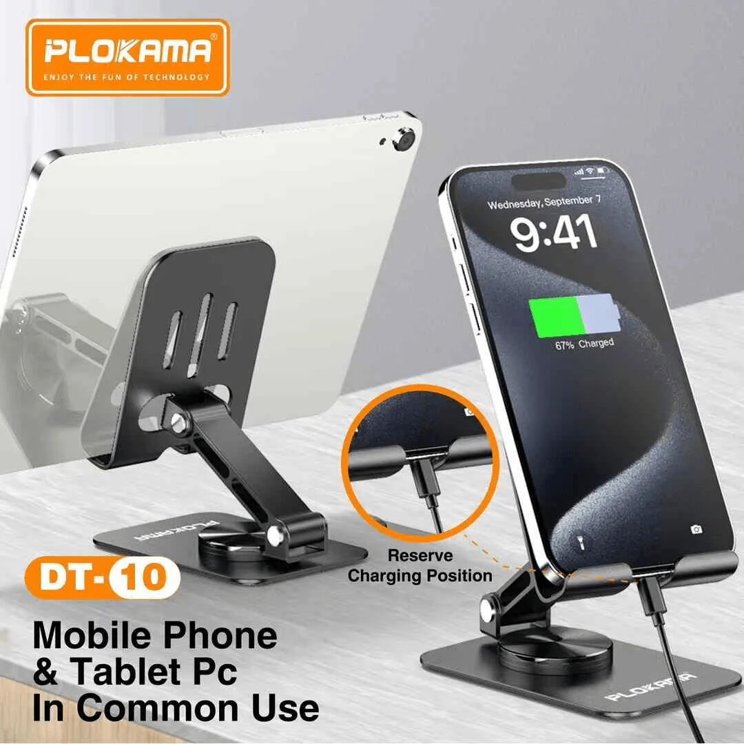 Подставка-держатель для телефона и планшета, регулируемая, складная от Plokama