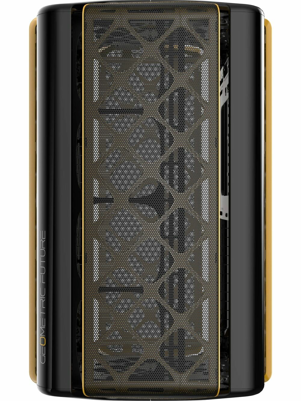 Корпус для ПК без БП GEOMETRIC FUTURE Model 2 The Ark Black/Gold (1AM2AKBK00100) — фото 1