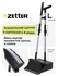 Щетка с совком Zetter M, комплект для уборки, телескопические ручки, цвет белый