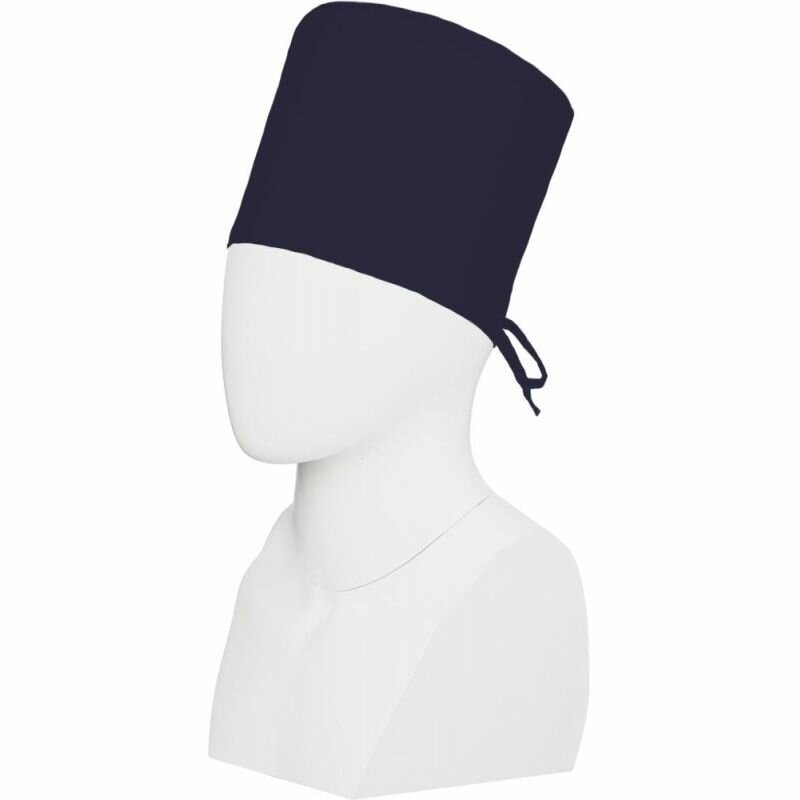 Колпак хирурга КНР темно-синий, полиэстер/хлопок, универсальный размер, унисекс (Колпак хирурга универс т. син)