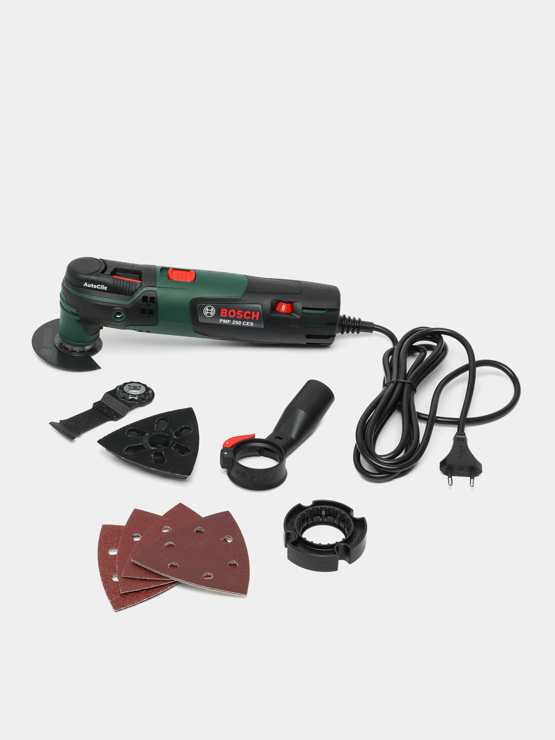 Реноватор Bosch PMF 250 CES: система Starlock для быстрой смены насадок, 250 Вт