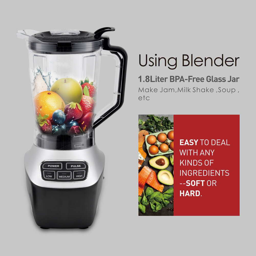 Блендер Sonifer SF-8128 — стационарный электрический блендер. — фото 1