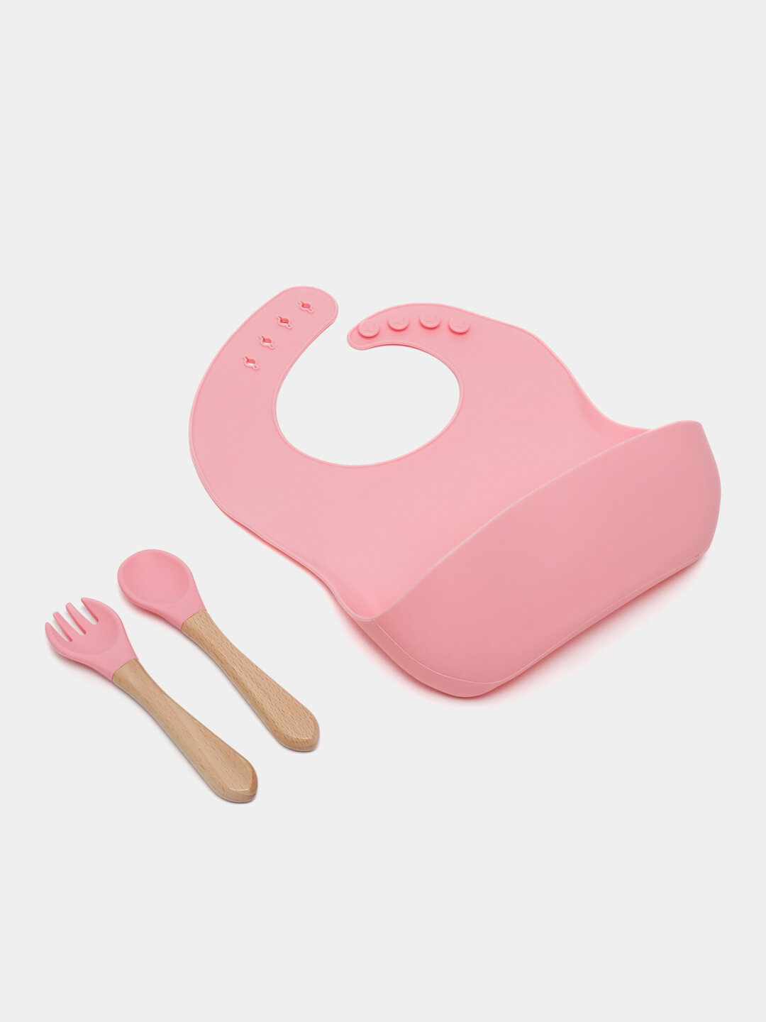 Набор посуды для кормления, детский, силиконовый, 6 предметов — фото 1