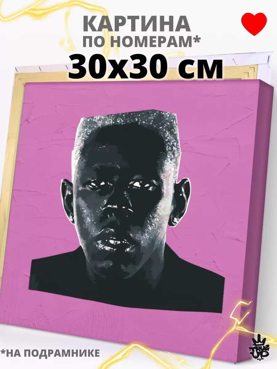 Tyler The Creator картина по номерам на холсте