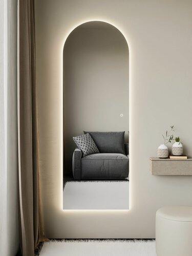 Изображение товара Зеркало настенное 190х70 см. BLX MIRROR М5 фигурное сенсорное