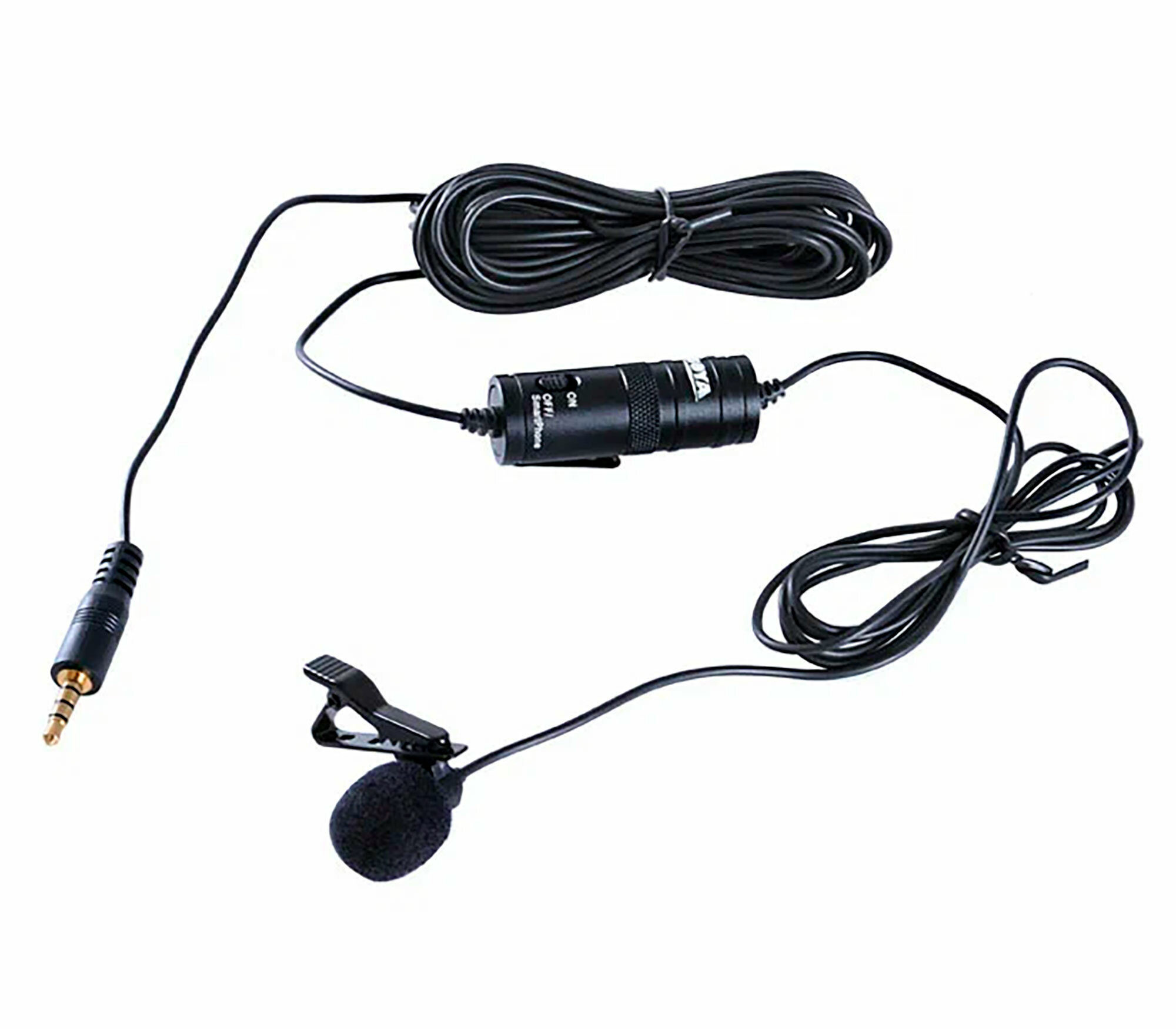 Микрофон Boya BY-M1 петличный, всенаправленный, 3.5 мм, для интервью