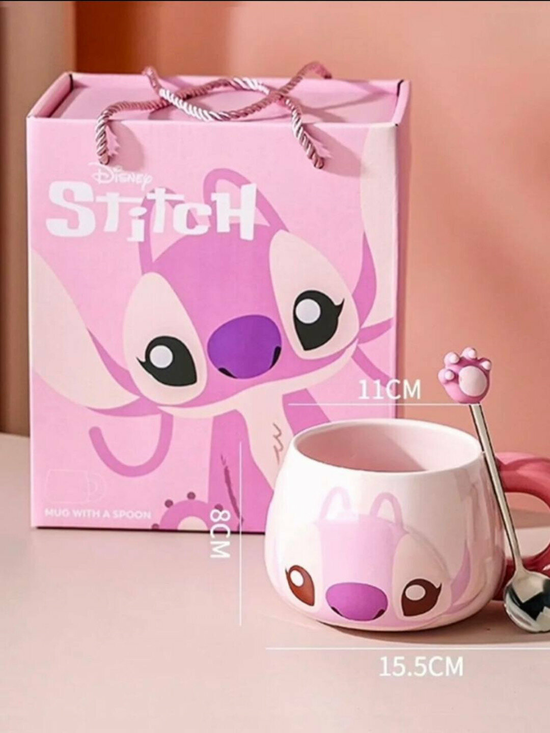 Керамическая Кружка Лило и Стич — яркий дизайн, подарок для детей и взрослых