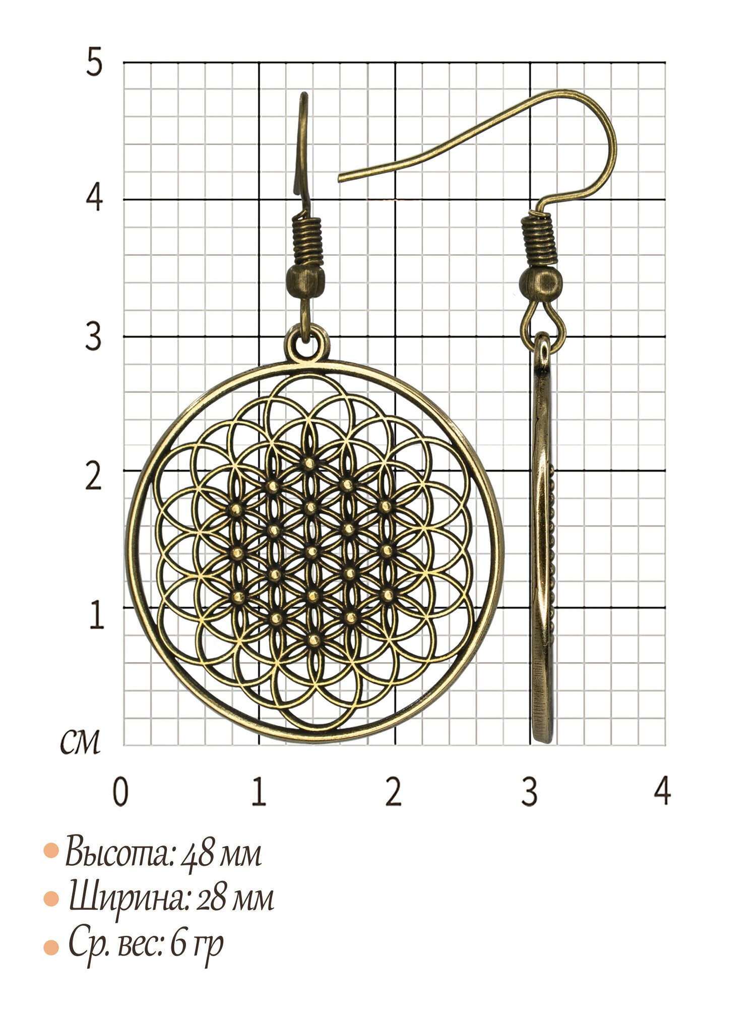 Серьги Мастерская Алешиных
