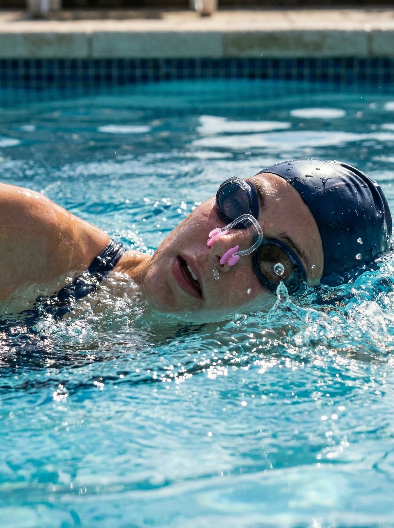 Зажим для носа, розовый — фото 1