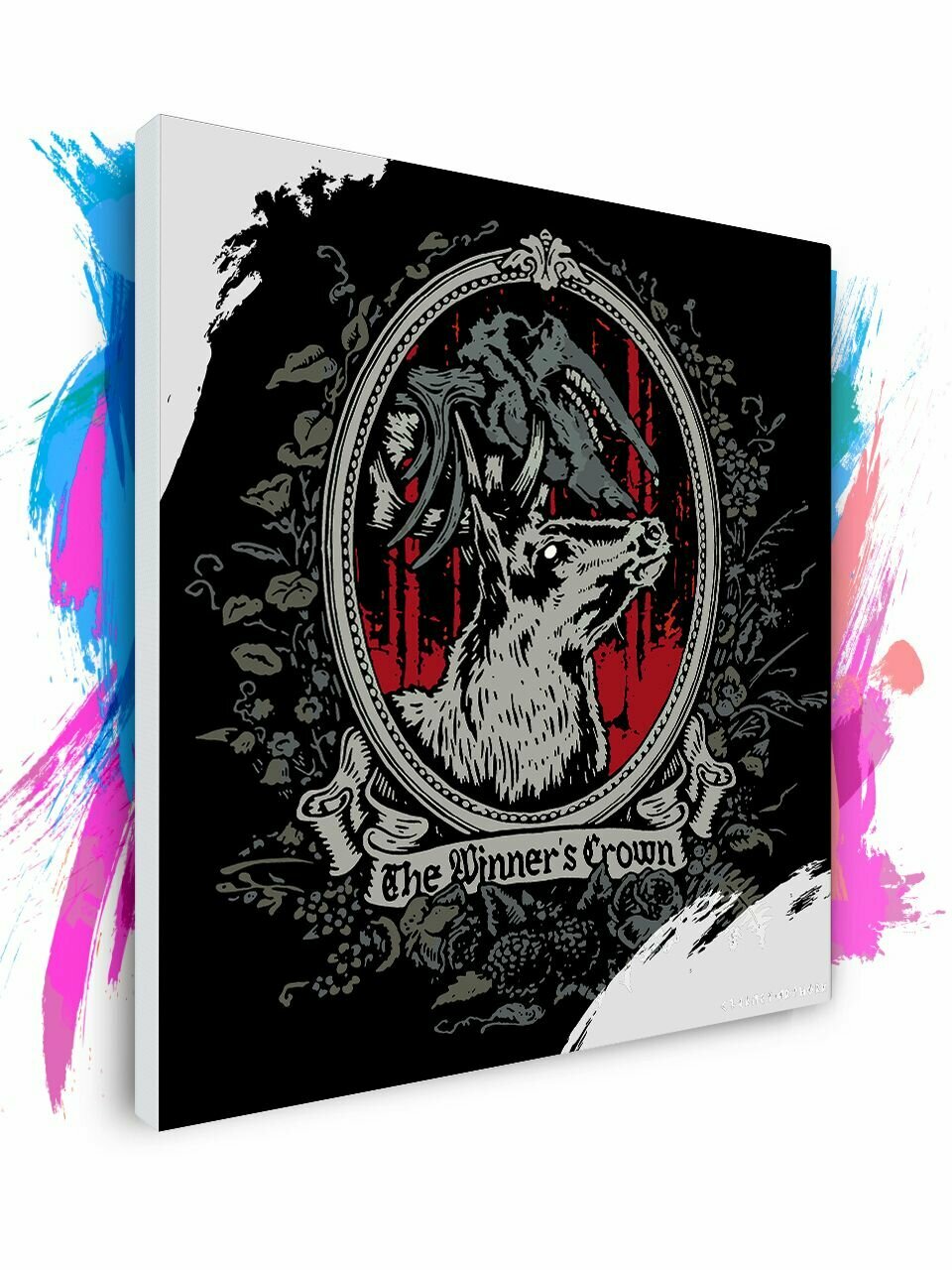 Картина по номерам на холсте Корона победителя, 60 х 60 см