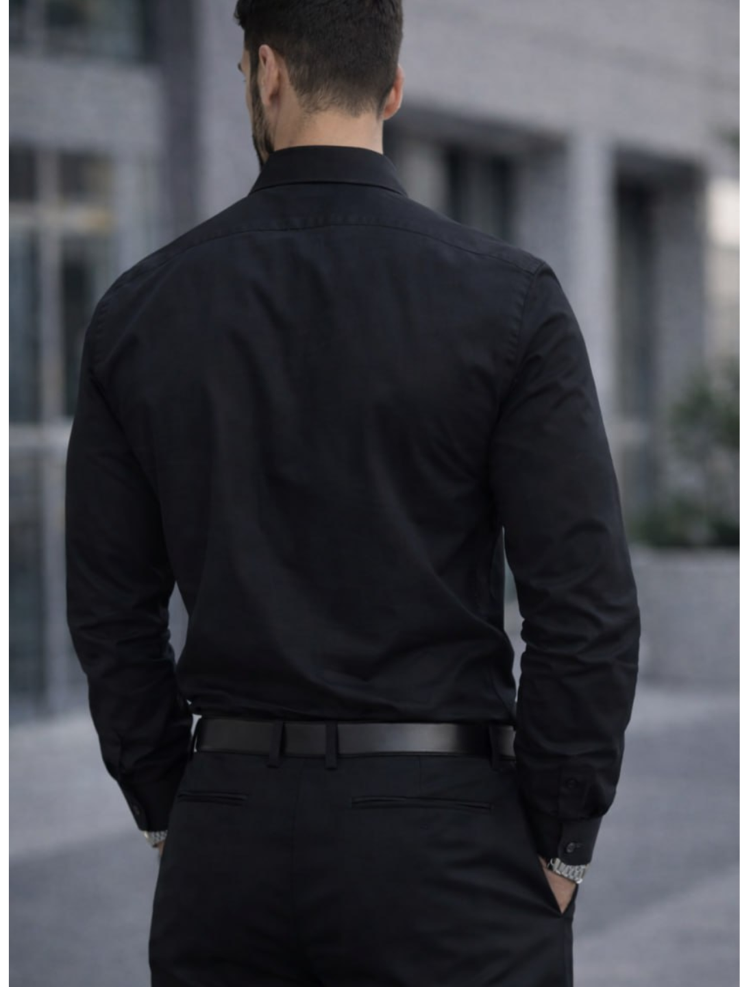 Рубашка  1, размер L, черная — фото 1