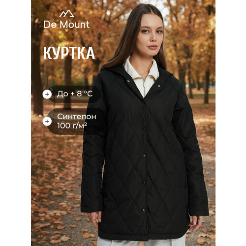 фото Куртка de mount, размер 52, черный
