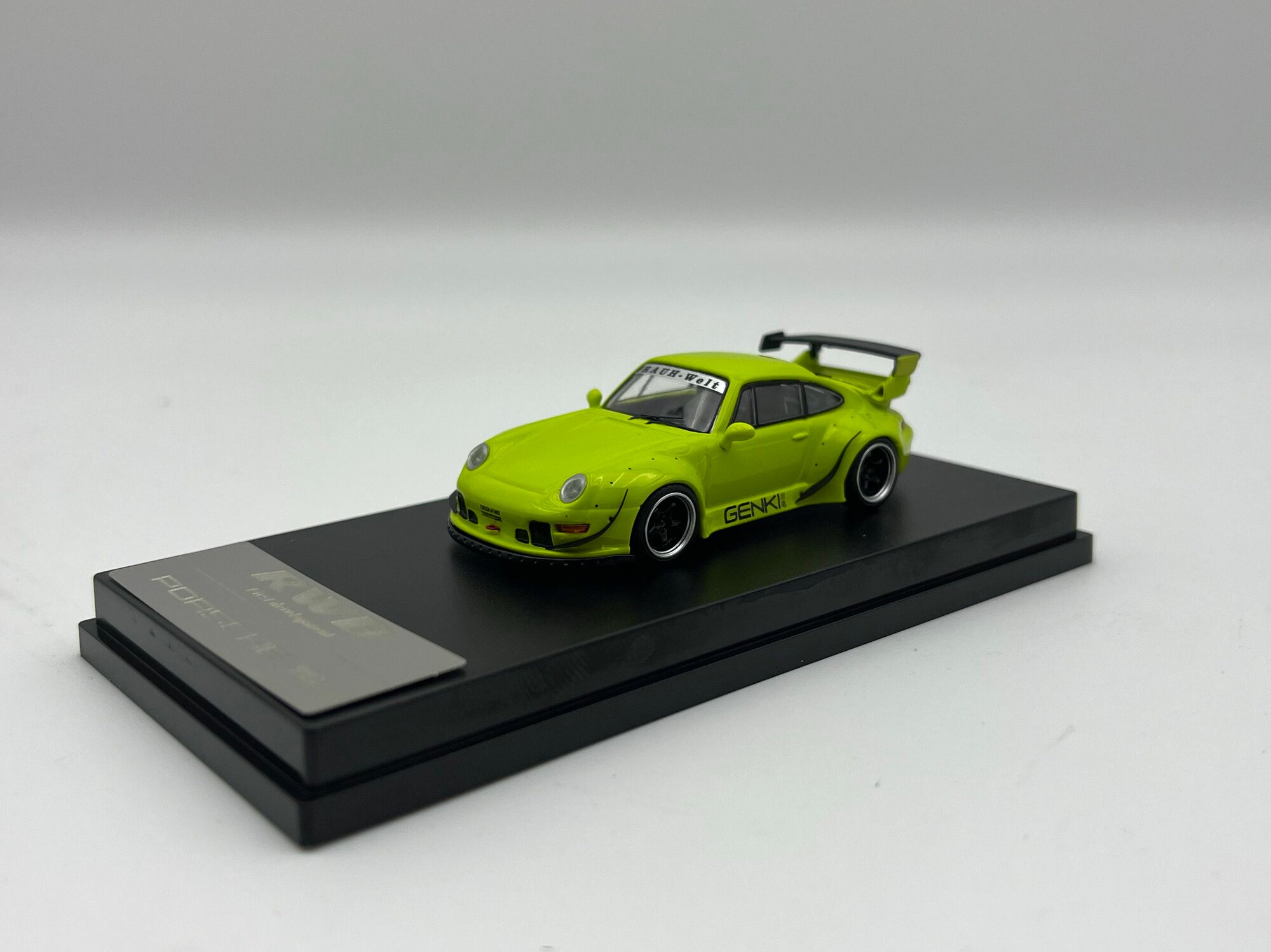 WU MODEL 1/64 Porsche 993 Widebody RWB Литая модель автомобиля