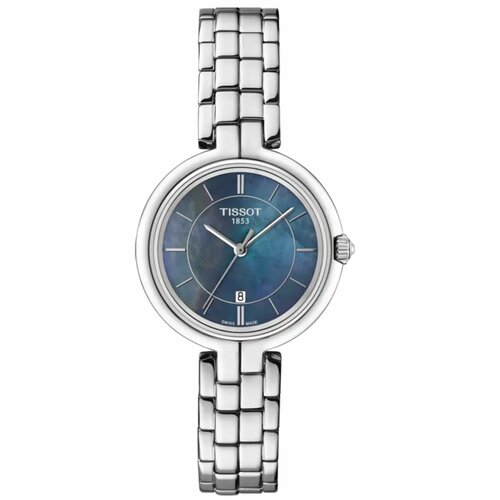 фото Наручные часы tissot, серебряный, голубой