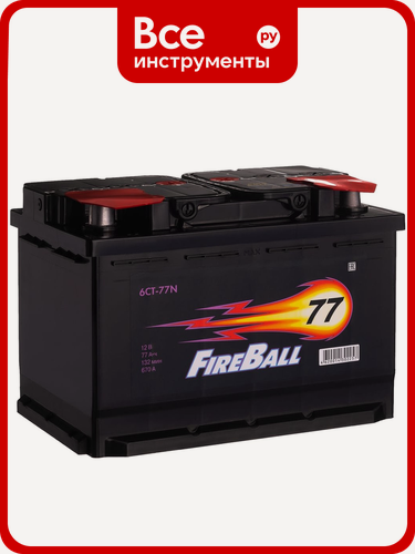 Изображение товара Аккумулятор Fire Ball кальциевый автомобильный с прямой полярностью, подходящий для легковых и грузовых средств