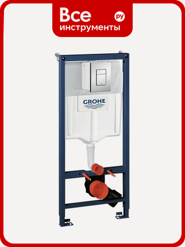 Изображение товара Инсталляция для подвесного унитаза GROHE Rapid SL в сборе, с накладной панелью