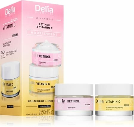 Набор уходовой косметики Delia Cosmetics Face care set, 2 50 мл
