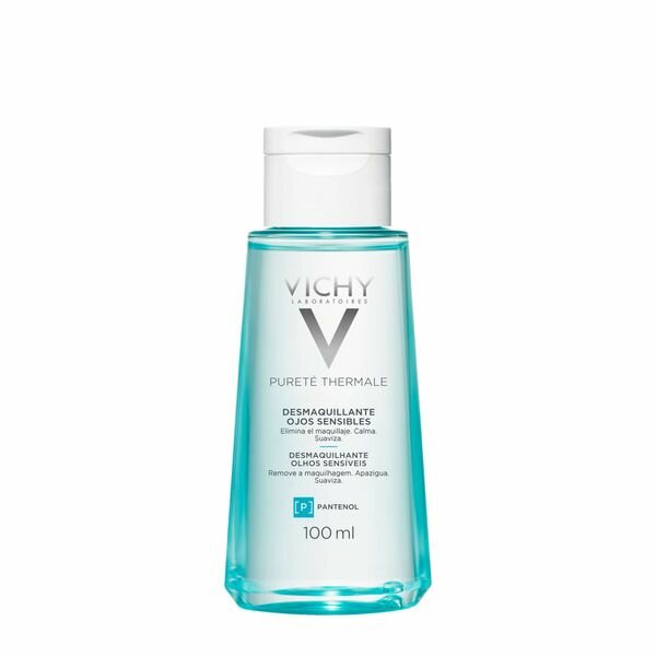 Vichy Purete Thermale Успокаивающее средство для снятия макияжа с глаз, 100 мл