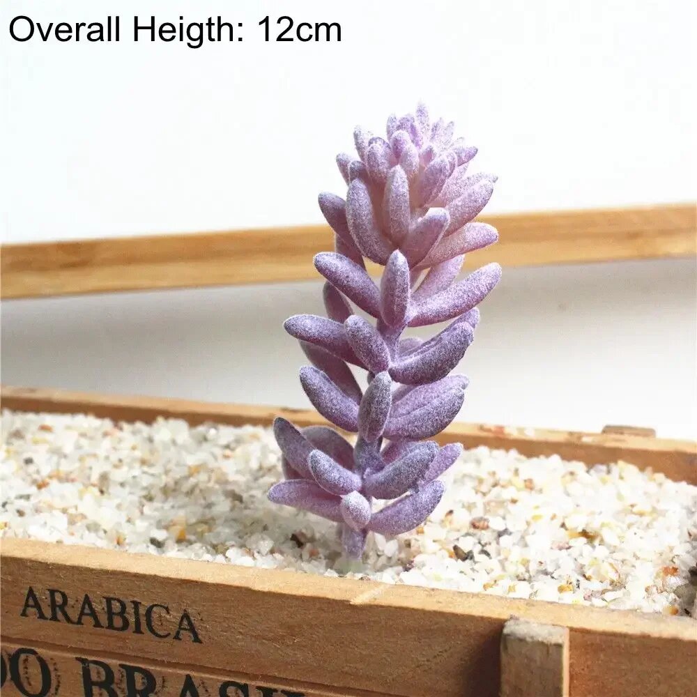 Искусственные суккуленты Wusmart BONSAI Фиолетовый, FoShouCao FPurple