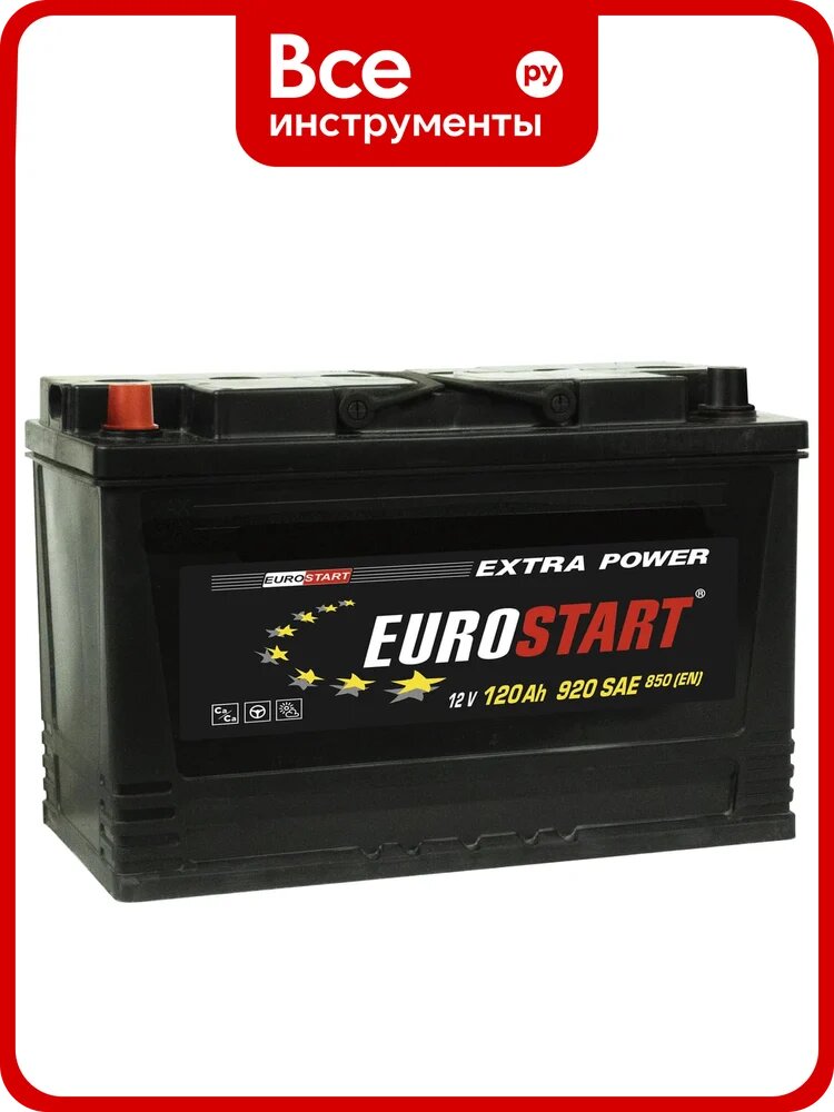Аккумуляторная батарея Extra Power EUROSTART 120 Ач L+ (EUT1203) EUT1201