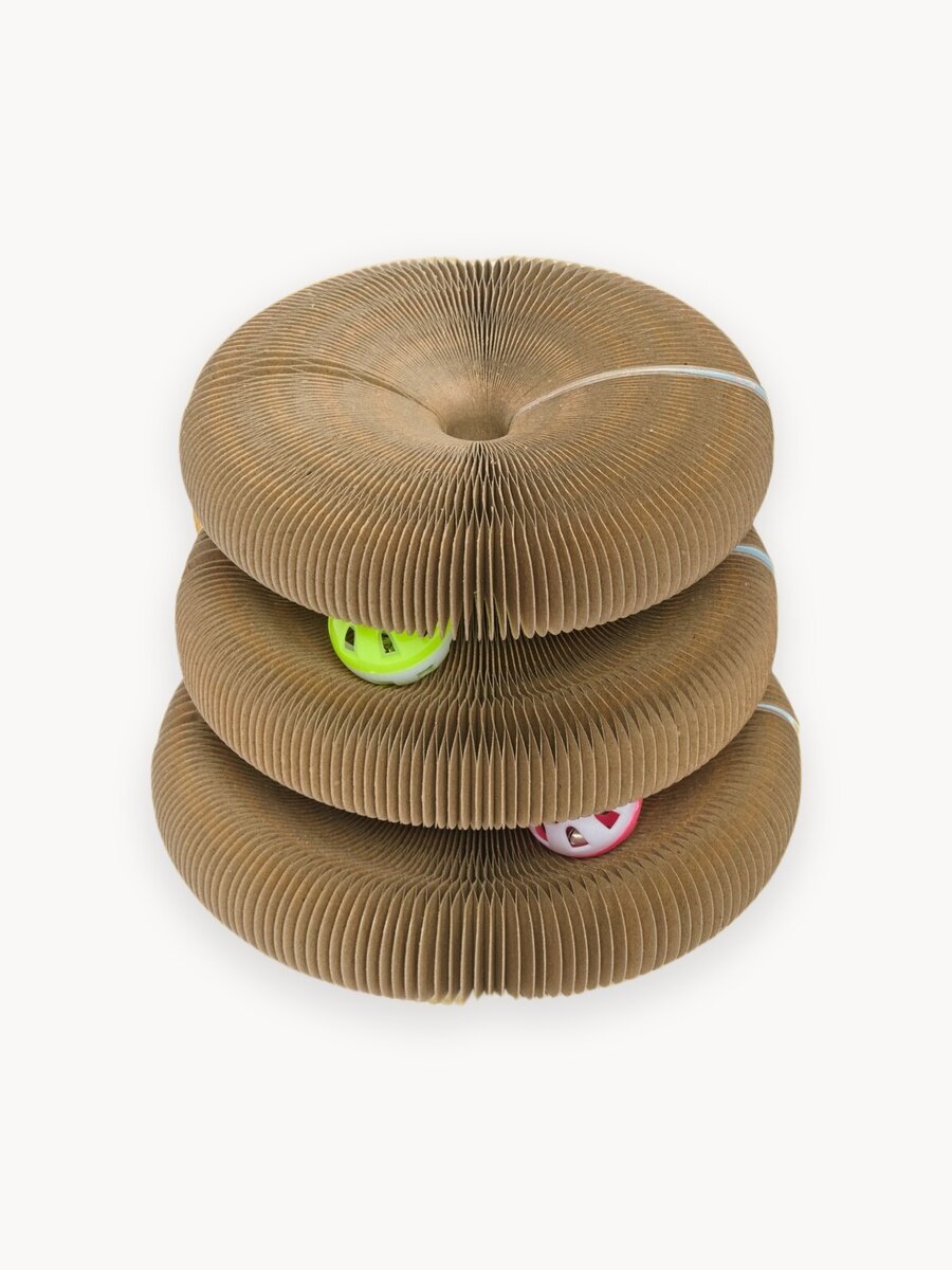 Игрушка-когтеточка для кошек/котов "Не Один Дома" Funnel, голубой, 17х7х9,5 см