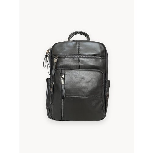 Рюкзак мужской кожаный CAPRI 8221-RM-black натуральная кожа черный