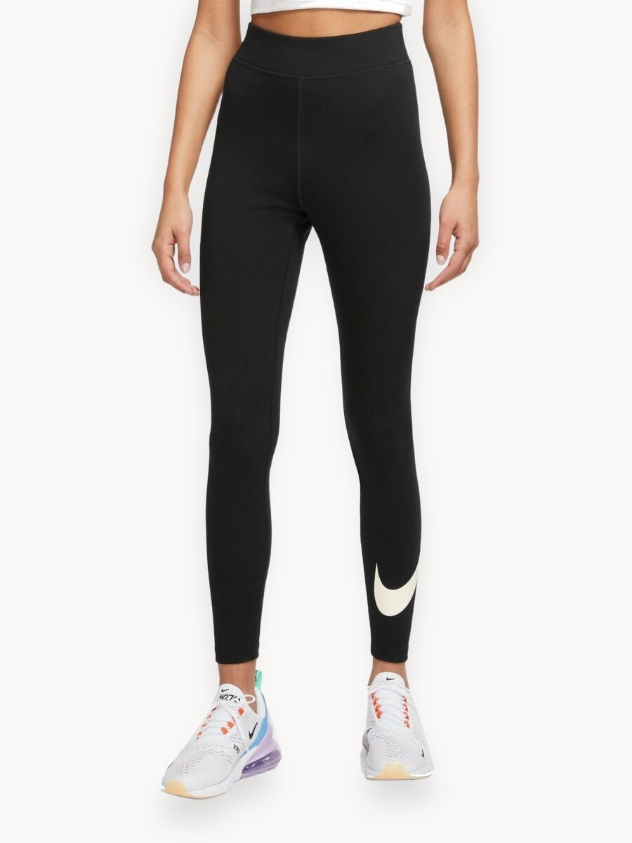 Легинсы NIKE Classics, размер M, черный