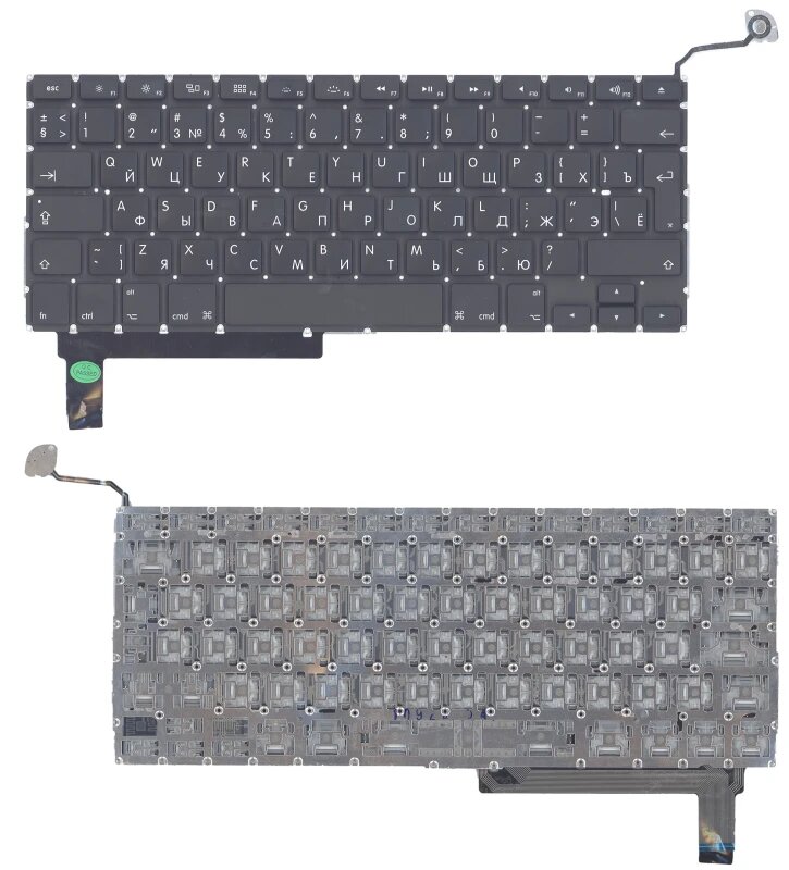 Клавиатура для ноутбука MacBook A1286 с SD большой ENTER RU