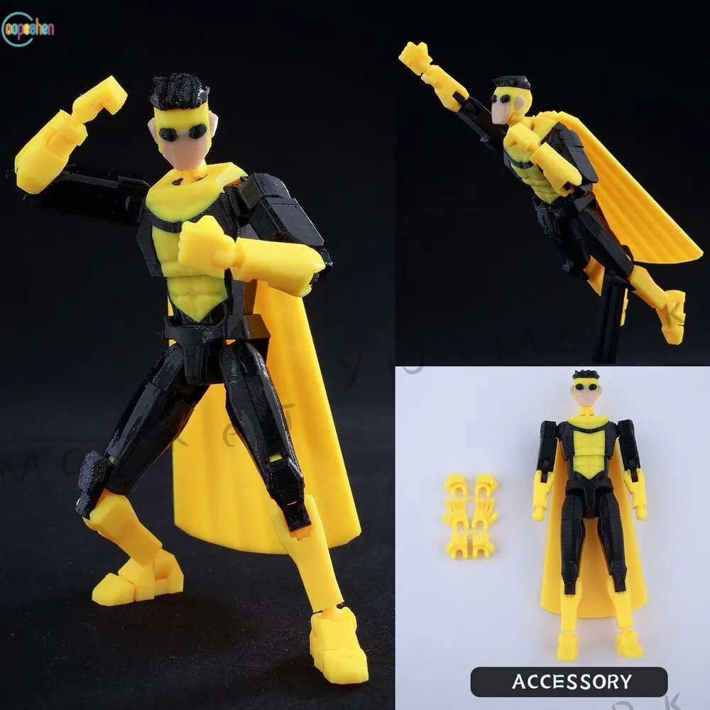 Фигурка Неуязвимый (Invincible-Dupli-Kate) Lucky Dummy 13,3D-печатный подвижный манекен