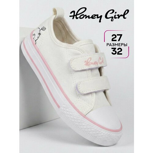 фото Кеды honey girl, размер 32, белый 2