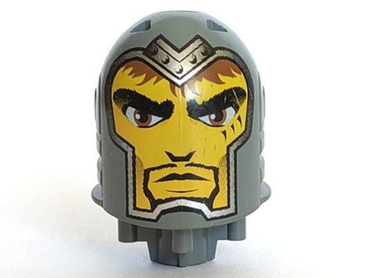 Деталь Lego bb0153pb13 Large Figure Head with Adric, Sir Pattern