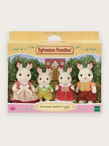 Изображение товара Игровой набор Sylvanian Families 5655, семейство Шоколадных Кроликов, 4 фигурки