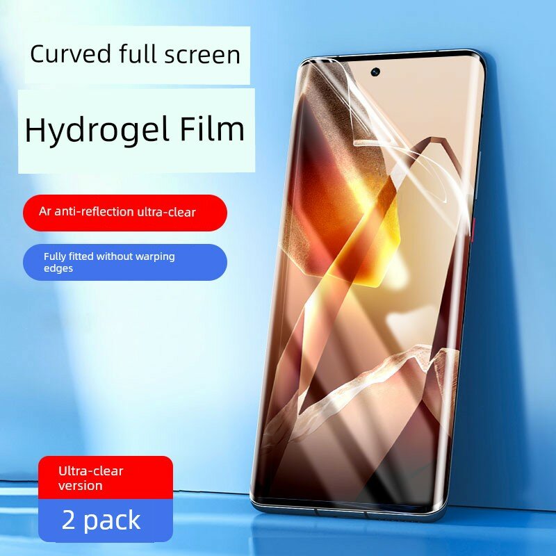 Гидрогель защитное стекло для OnePlus 13, 2 шт, легкое разблокирование от отпечатков, без пузырьков при нанесении
