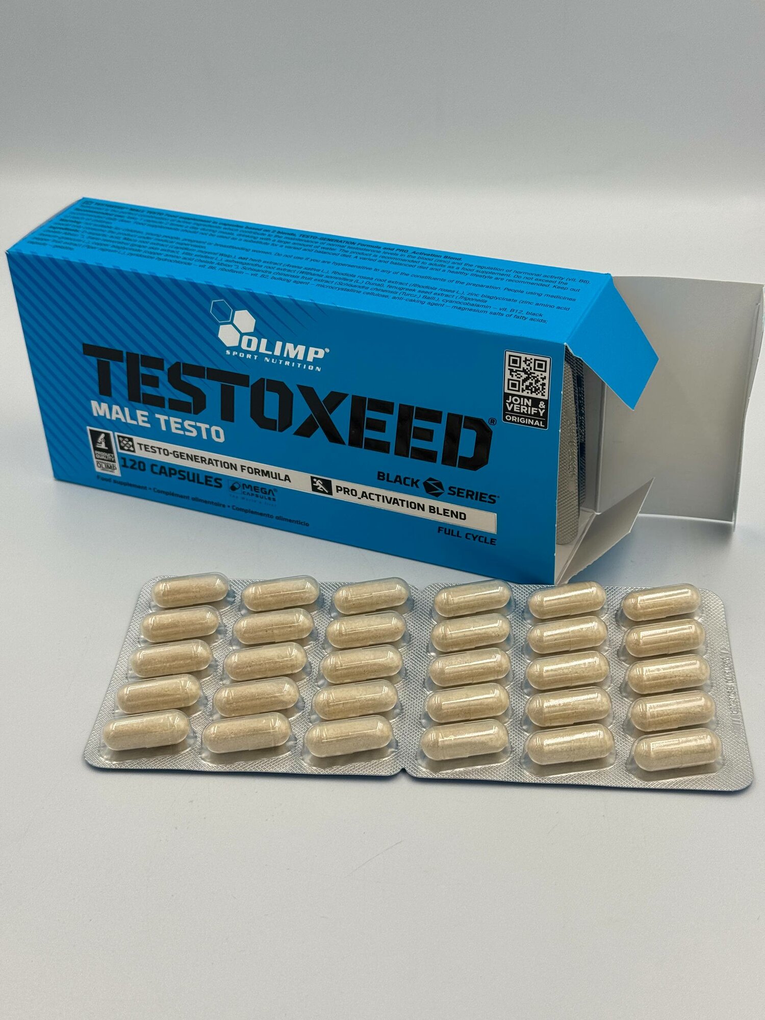 Olimp Tesoxeed male testo 120 caps поддержка естественного уровня тестостерона, энергии, силы и восстановления