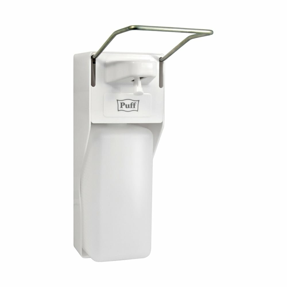 Локтевой пластиковый дозатор для жидкого мыла и дезинфицирующих растворов Puff 1402.18