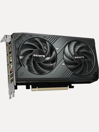 Изображение товара Видеокарта GIGABYTE GeForce RTX 5060 WINDFORCE MAX OC 8G (GV-N5060WF2MAX OC-8GD), 8ГБ GDDR7, 128-bit, PCI-E 5.0, черная