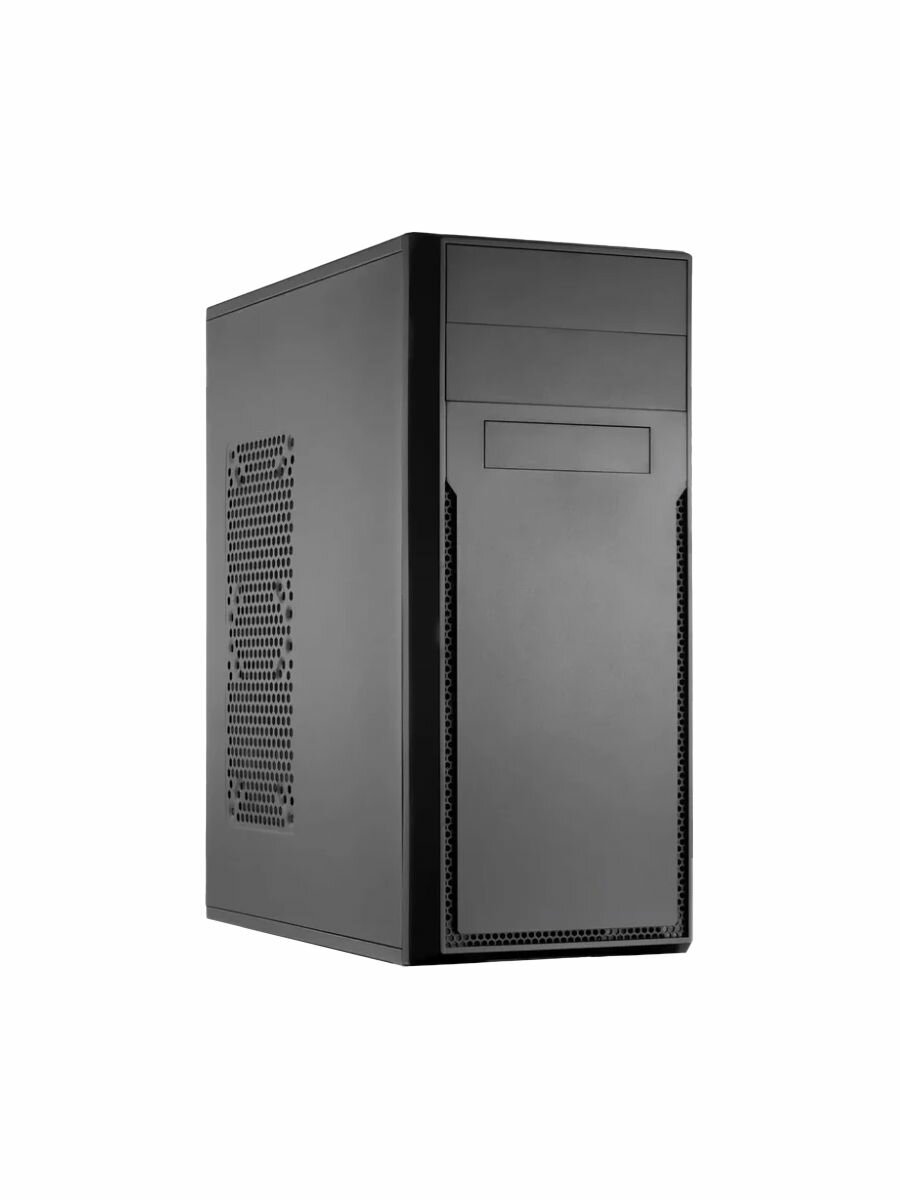 Корпус компьютерный Foxline FL-302, ATX, Micro-ATX, Mini-ITX, черный