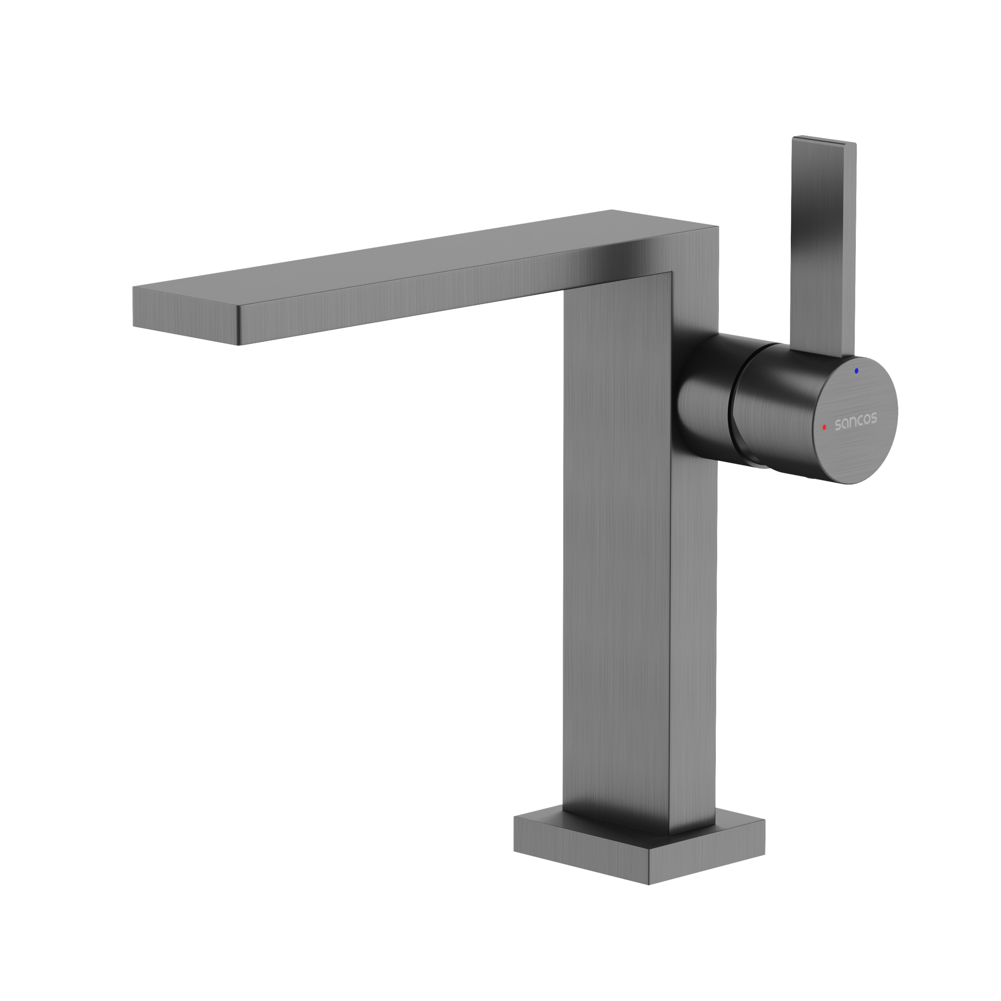 Смеситель для раковины SANCOS Linn, вороненая сталь, арт. SC9019GG