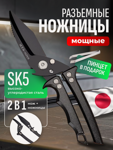 Изображение товара Ножницы кухонные разъемные для разделочные с титановым покрытием