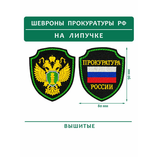 Шеврон (нарукавный знак) Федеральной службы безопасности Российской Федерации (ФСБ России) общий вышитый без липучки